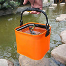 20 CM EVA Water Bucket with Rope Collapsible Bucket for Camping/Fishing Ã¯Â¼Ë†Or J8W7