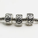 Women Clip Lock Beads Water Ripple Stopper Bead Fit Bracelets & Bangles DIY FT