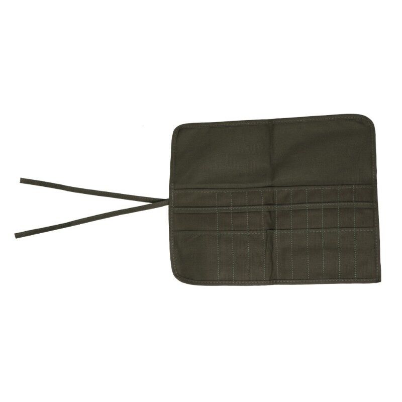 Artist Watercolor Draw Pen Oil Paint Roll Up Canvas Cases Holder Pouch Brush Bag