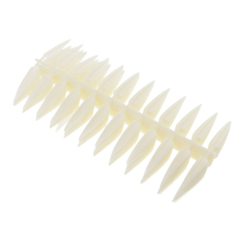 120pcs Nail Art False Tips Sticks Polish Practice Display Board Tool Beige