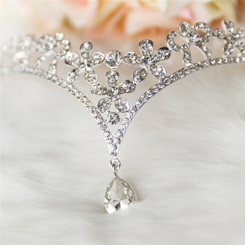 Rhinestone Band Bridal Tiaras And Crowns Princess Prom Crown Headband Wedding Bj