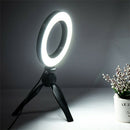 LED Ring Light Studio Photo Video Dimmable Lamp Tripod Stand Camera Selfie Phone