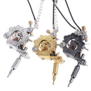 1X Mini Tattoo Machine Tattoo Keychain Key Holder Punk Style As Pendant Ornam 3C