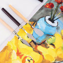 18pcs/set Oil Painting Scraper Of Acrylic Gouache Oil Paint Color Palette TSEAU