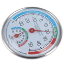 Round Household Analog Thermometer Hygrometer Humidity Monitor Meter Gauge FT