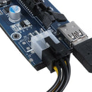 Usb 3.0 Mini Pci-E To Pcie Pci Express 1X To 16X Extender Riser Card Adapte C9L5