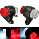 1x Red White 10-30V LED Truck Trailer Lorry Van Side Marker Indicator E4I3 W8I5