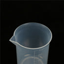 2pcs 100mL Clear Plastic Graduated Measuring Cup Jug Beaker Lab Tool JC~ï¼ˆ