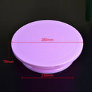 Plastic Cake Plate Turntable Rotating Anti-skid Round Cake Stand Cake Decor G3W4