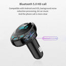 CarÃ‚Â Bluetooth 5.0 FM Transmitter Handsfree MP3 Player 18W PD Charger Adapter
