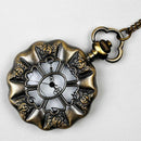 Retro Palace Wind Large Lotus Leaf White Pocket Watch Supply Fashion Antiqu Y3P9