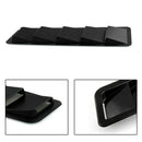 2PCS Universal Black Vent Window Louvers Air Cooling Panel Trim Set For Car H Gw