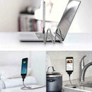Lazy Stand Up Charging Cable Flexible Phone Holder Bracket U4D4