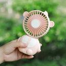 Monkey Shaped Desk Fan Mini Usb Portable Handheld Fan With Night Light Oran L5B3