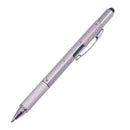 1PC Multi Functional Tool Tech Ballpoint Pen 6 in 1 Spirit Screwdrive Level K5O5