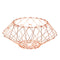 3pcs Hollow Wire Fruit Snacks Baskets Vegetables Container Home Decoration