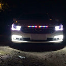 2x Car Flexible 6 LED DRL Daytime Running Light Driving Daylight Fog Light Lamp
