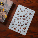 Sakura Pattern Theme Hollow Ruler Template DIY Photo Album Drawing Tool