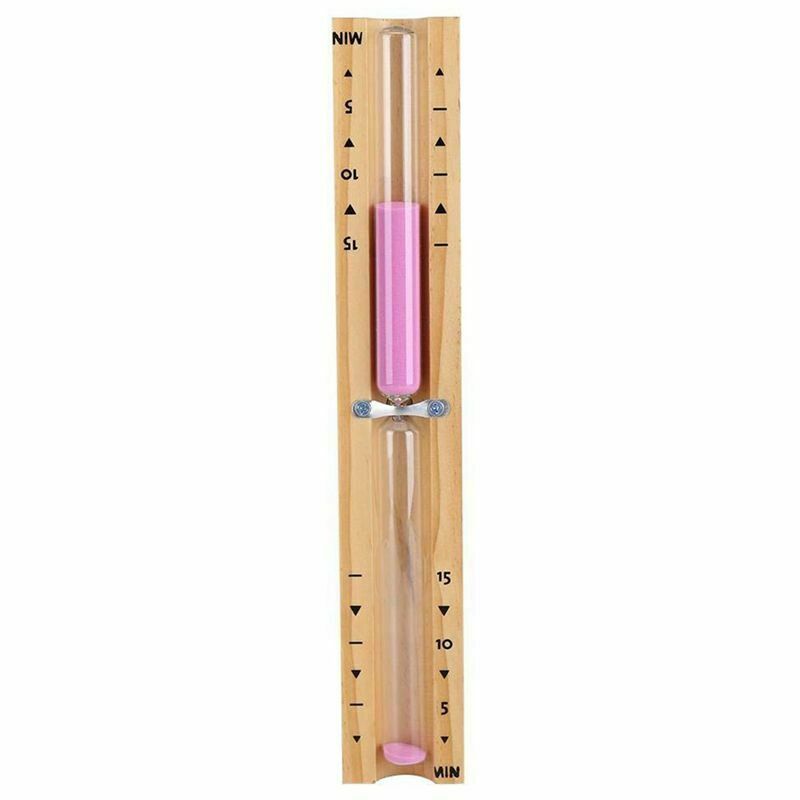 15 Minute Timer Sauna Hourglass Wall Rotating Sand Timer Countdown Clock 15 F9R7