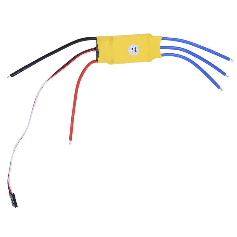 30A Brushless Motor Speed Controller ESC RC BEC yellow F7E6