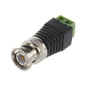10 Pack BNC Male CCTV Coaxial Camera Adapter / Video Balun Connector X8F1
