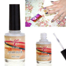 15ml Transfer Foil Adhesive Nail Glue Star For Paper White Clear Pretty E3W8
