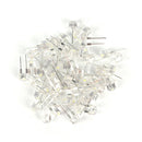 50pcs/lot 8mm super white bright straw hat bright lamp emitting diode FT