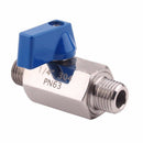 Stainless Steel Ball Valve - 1/4 Inch NPT Thread Male Small Mini Ball Valve L2K1