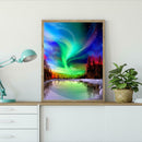 5D DIY Full Drill Diamond Painting Aurora Scenery Embroidery Work (01)
