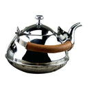2L Stainless Steel Traditional Hob Kettle for Home, Camping, Boat