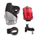 6 LED Bicycle Front Light Headlight+5 LED Rear Cycling Flashlight Headlamp
