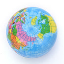 World Map Earth Globe Bouncy Ball Foam Ball Stress Relief Kids Atlas Geography3c