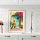 DIY Full Round Drill Diamond Painting Sunny Doorway Cross Stitch Embroidery
