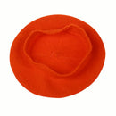 Women's Fashion Casual Beret Beanie Hat orange