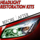 Car Headlight Lens Restoration Polishing Liquid Kits Headlamp Cleaner Tool E5G9