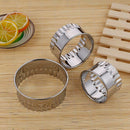 3pcs Stainless Steel Press Dumpling Ravioli Mold Cake Maker Kitchen Cooking