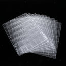 Clear Plastic Coin Pocket Page Protectors Coin Holders Storage Sheets (42-