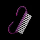 Convenient Nail Random Color Brush For Acrylic & UV Gel Nail Art Dust Clean F9V7