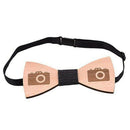 Fashion Creative Handcrafted Wooden Bow Tie Handmade For Women Men Wooden B