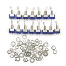 15 Pcs AC 125V 6A SPDT ON-ON 3 Pin Latching Micro Toggle Switch M3C