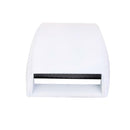 Universal Car decorative Air Flow Intake Scoop Bonnet Vent Cover Hood White