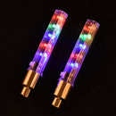 2x Red/Blue Flash LED Light Lamp Bike Car Tire Tyre Wheel Rim Valve Sealing Caps