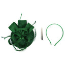 Women's 1920s Feather Fascinator Headband Hair Clip Headpiece Pillbox Hat