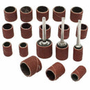 132 pc 1/2 inch 3/8 inch Mixed Drum Mandrel& Sanding Drum Sleeves For Rotar
