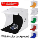 Portable folding LED studio mini photography light equipment box 6 + Q9E9