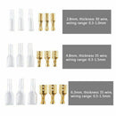 150 pieces Spade connectors Spade terminals Spade terminals Sleeve Terminal E2A6