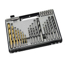 24pcs High Hardness Combination Drill Bit Set for Plastic, Metal, Concrete,