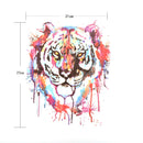 Tiger Patches For Clothes Washable Ironing Stickers Print On T-shirt Dresses BX