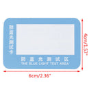 10Pcs/set Anti Blue Light Purple Test Card For Glasses Reusable Polarized Test3C