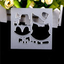 Fox Shape Metal Cutting Dies Stencils for Scrapbooking DIY Album Cards Decor Z